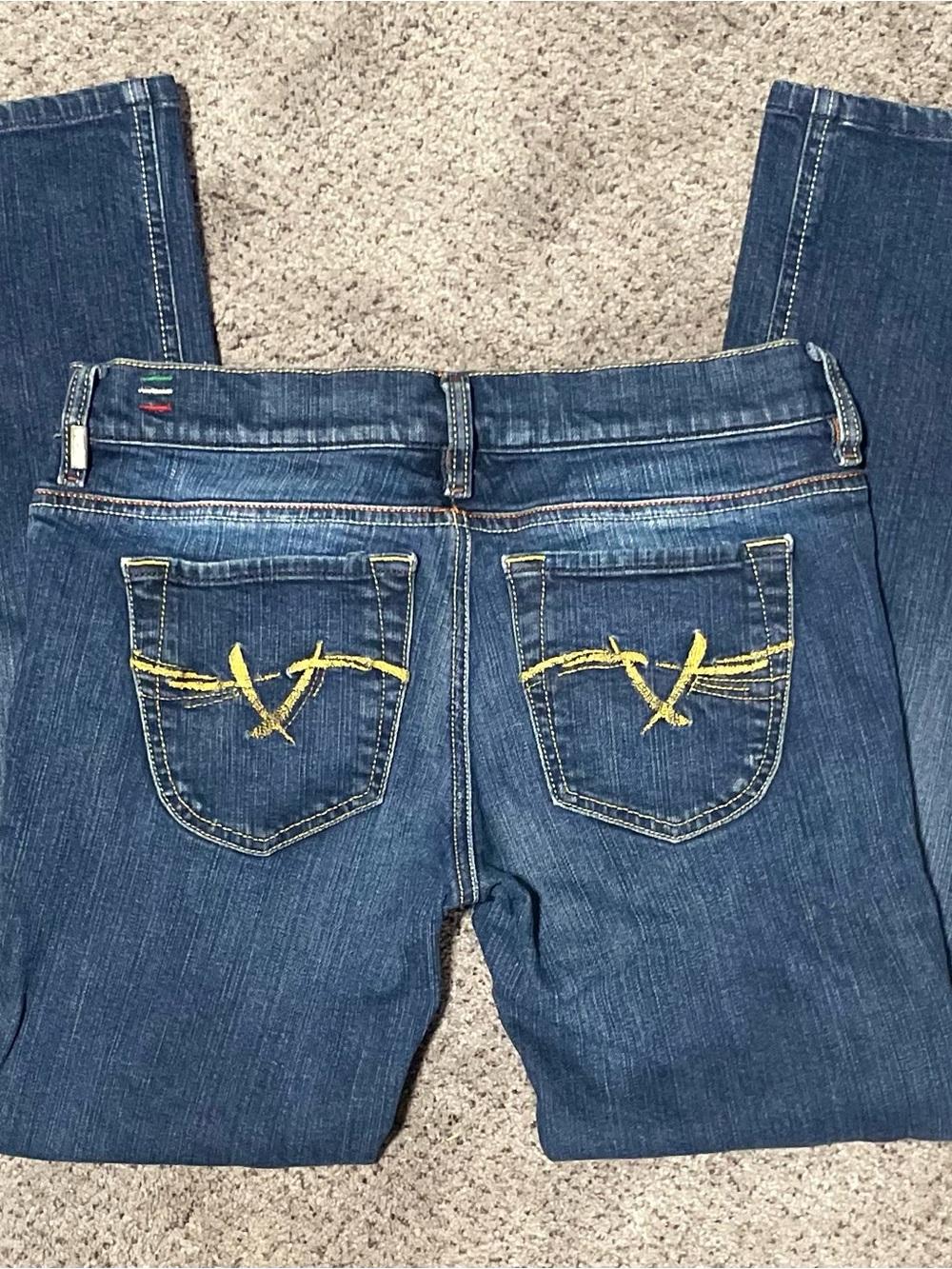 Vintage Diesel LIV Jeans Made in Italy Y2K Low Rise Slim Straight Women's 30x32